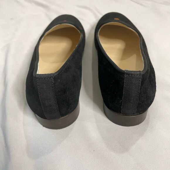 JP Crickets UT Longhorn Loafers Men’s 7 Black Suede Smoking Slippers Texas $328 - Picture 4 of 14